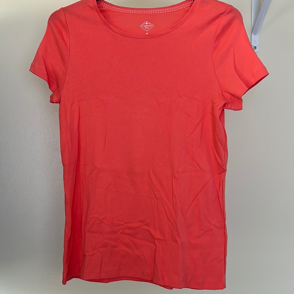 Pink / salmon St John’s Bay tee size M